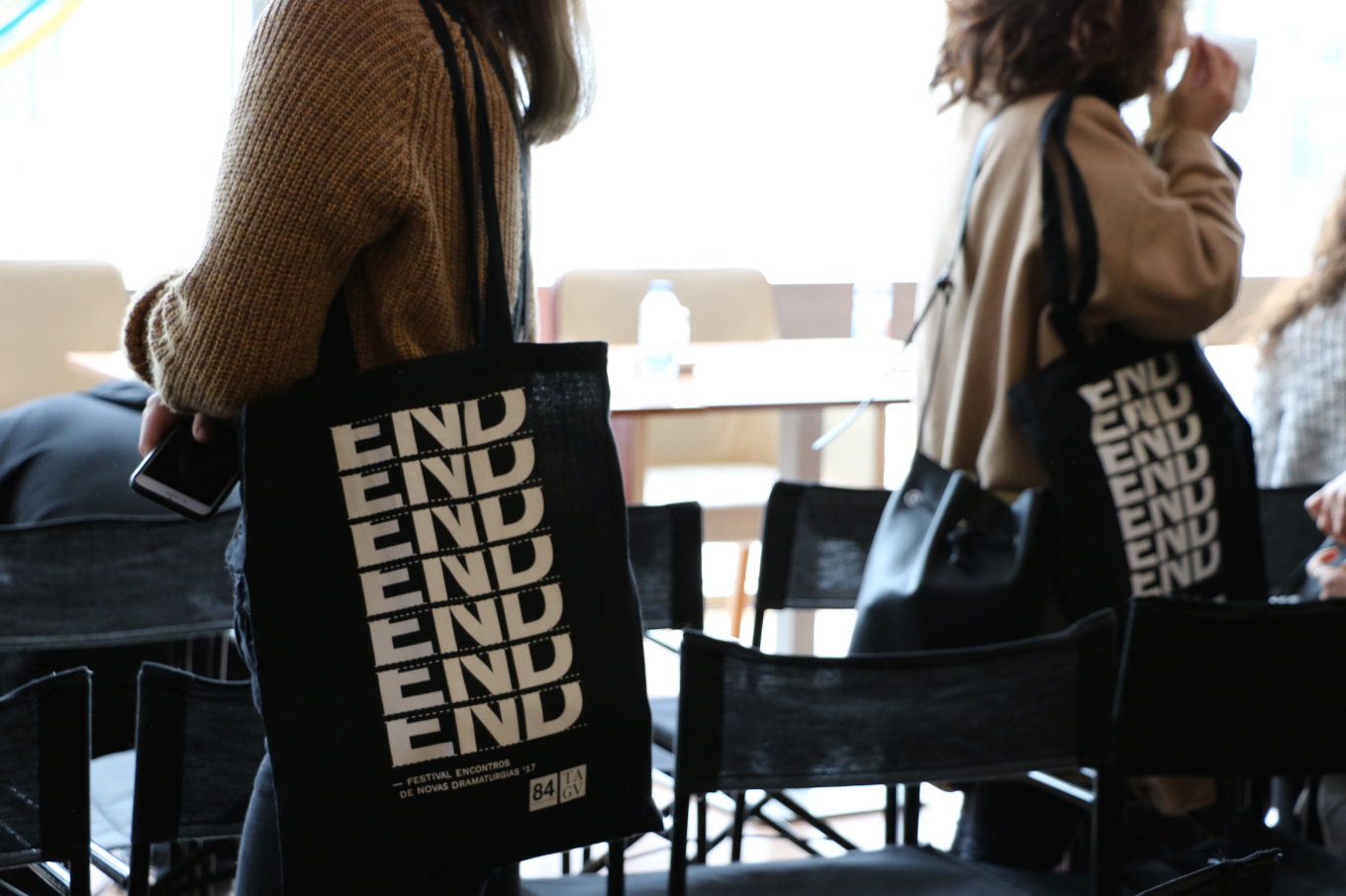 Tote bags from END Festival